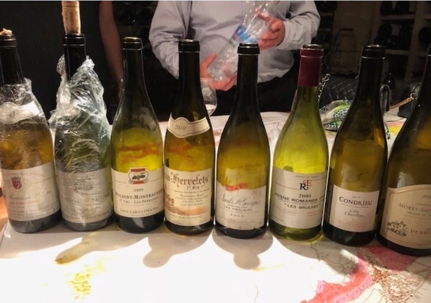 Stor Bourgogne med alder – vinsmagning